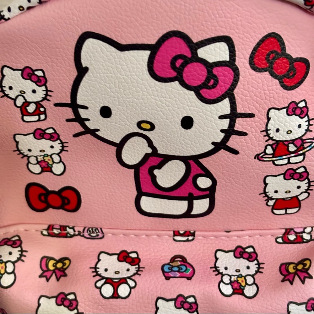 Hello Kitty Sanrio Kawaii Pink Mini Backpack Purse Diaper Bag NEW Trending - Picture 8 of 12